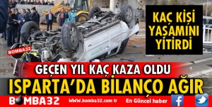 ISPARTA'DA BİLANÇO AĞIR