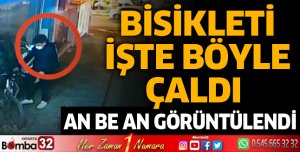 Isparta'da bisiklet hırsızlığı 