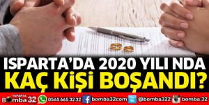 Isparta'da boşanma oranları açıklandı