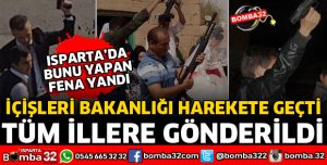 ISPARTA'DA BUNU YAPAN YANDI