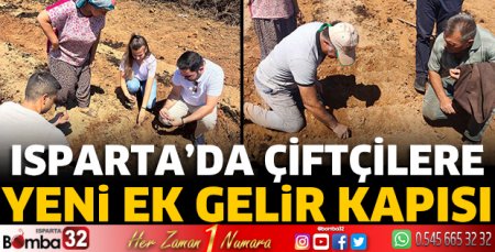 Isparta'da çiftçilere yeni ek gelir kapısı