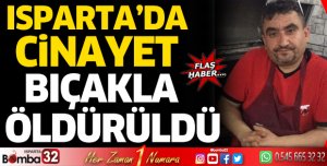Isparta'da cinayet