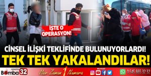 Isparta'da cinsel ilişki teklifinde bulunan 25 şüpheliye adli işlem