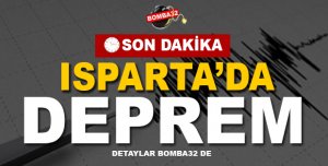 Isparta'da deprem