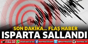 Isparta'da deprem