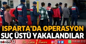 Isparta'da dolandırıcılara operasyon