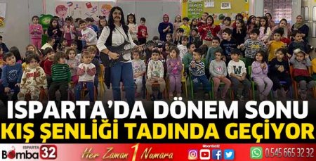 Isparta'da dönem sonu kış şenliği tadında geçiyor