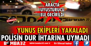 ISPARTA'DA DUR İHTARINA UYMAYAN ARAÇ YAKALANDI