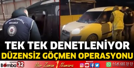 Isparta'da düzensiz göçmen operasyonu