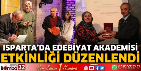 Isparta'da Edebiyat Akademisi etkinliği