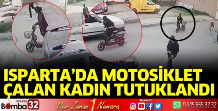 Isparta'da elektrikli motosiklet hırsızlığı