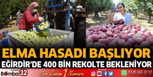 Isparta'da elma hasadı öncesi toplantı
