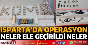 Isparta'da emniyetten operasyon