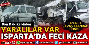 ISPARTA'DA FECİ KAZA