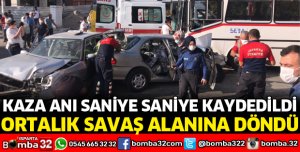 ISPARTA'DA FECİ KAZA 3 YARALI