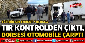 ISPARTA'DA FECİ KAZA 3 YARALI VAR
