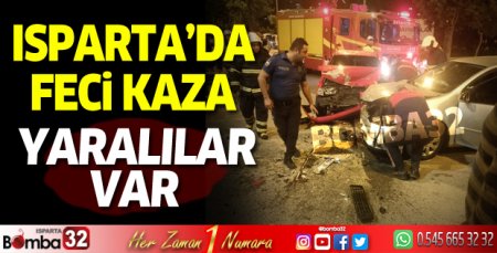 Isparta'da feci kaza