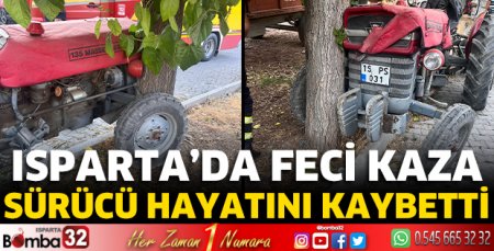 Isparta'da feci kaza