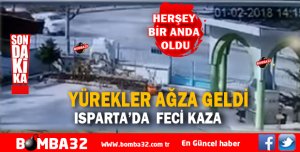 ISPARTA'DA FECİ KAZA  ARAÇLAR BU HALE GELDİ 