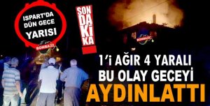 ISPARTA'DA FECİ OLAY 