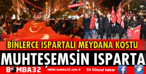 ISPARTA'DA FENER ALAYI DÜZENLENDİ