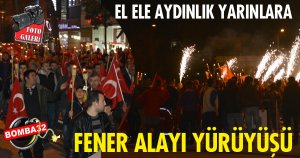ISPARTADA FENER ALAYI  YÜRÜYÜŞÜ
