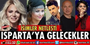 ISPARTA'DA FESTİVALDE SAHNE ALACAK SANATÇILAR BELLİ OLDU