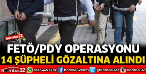 ISPARTA'DA FETÖ OPERASYONU 14 GÖZALTI VAR