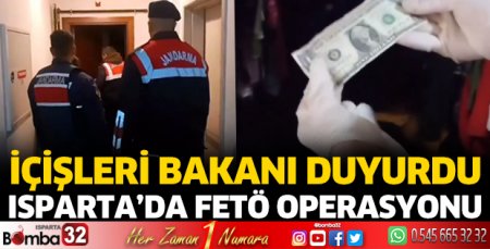 Isparta'da FETÖ operasyonu