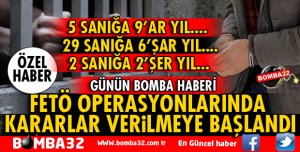 ISPARTA'DA FETÖ SANIKLARINA CEZALAR YAĞDI