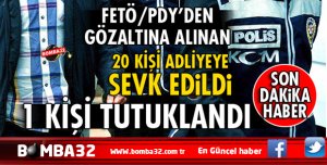 ISPARTA'DA FETÖ/PDY OPERASYONUNDA GÖZALTINA ALINANLAR ADLİYEDE