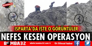 ISPARTA'DA FİLM GİBİ KURTARMA OPERASYONU