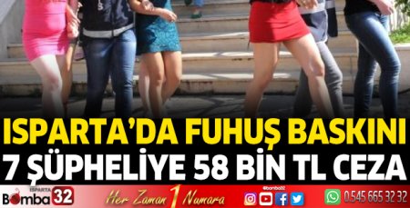 Isparta'da fuhuş operasyonları