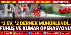 ISPARTA'DA FUHUŞ VE KUMAR OPERASYONU