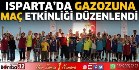 Isparta'da gazozuna maç 