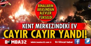 ISPARTA'DA GECE YARISI ÇIKAN YANGIN KORKUTTU İŞTE DETAYLAR 