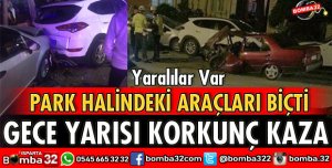 ISPARTA'DA GECE YARISI KORKUNÇ KAZA