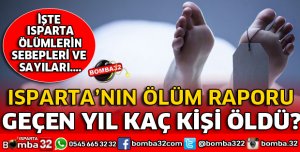 ISPARTA'DA GEÇEN YIL KAÇ KİŞİ ÖLDÜ