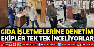 Isparta'da gıda işletmelerine denetim