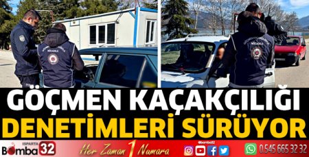 Isparta'da göçmen kaçakçılığı denetimleri