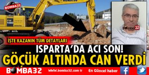 ISPARTA'DA GÖÇÜK ALTINDA KALAN İŞÇİ ÖLDÜ