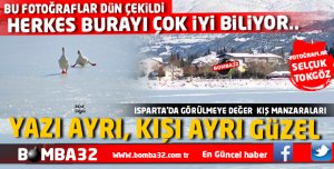 ISPARTA'DA GÖRÜLMEYE DEĞER  KIŞ MANZARALARI