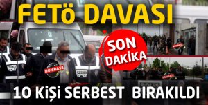 ISPARTA'DA GÖZALTINA ALINAN 10 KİŞİ SERBEST
