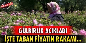 ISPARTA'DA GÜL ÇİÇEĞİ TABAN FİYATI AÇIKLANDI