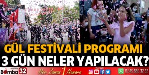 Isparta'da Gül Festivali programı