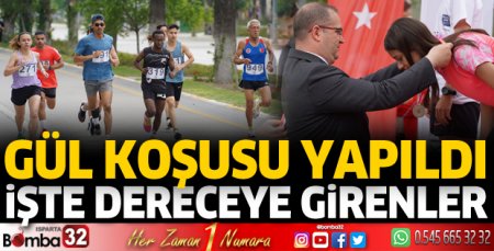 Isparta'da Gül Koşusu yapıldı