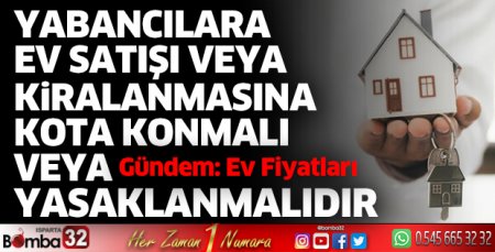 Isparta'da gündem: Ev fiyatları