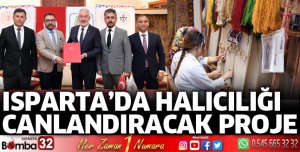 Isparta'da halıcılığı yeniden canlandıracak proje