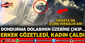 ISPARTA'DA HIRSIZLIK ANI GÜVENLİK KAMERALARINA YANSIDI