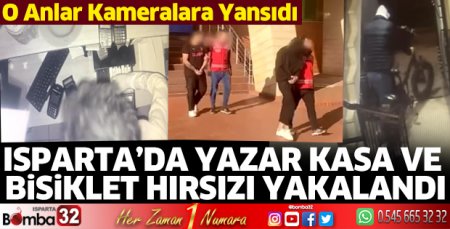 Isparta'da hırsızlık şüphelileri yakalandı 